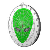 Alien Head Mind Kontrolle Dartscheibe (Vorderseite rechts)