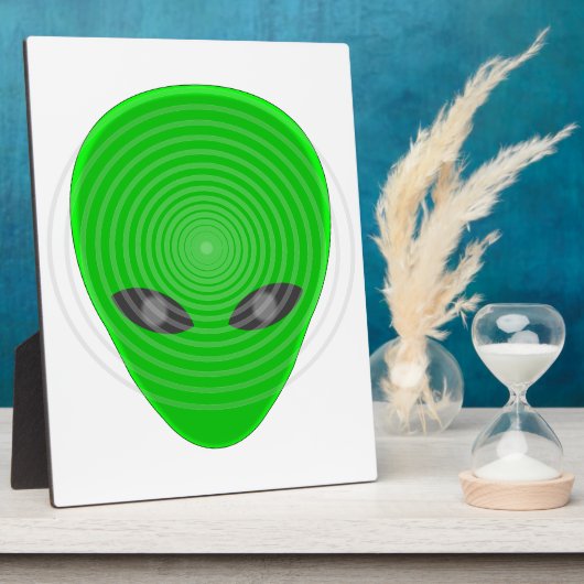 Alien Head Mind Kontrolle Fotoplatte (Seite)