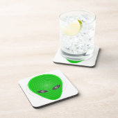 Alien Head Mind Kontrolle Getränkeuntersetzer (Rechte Seite)