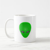 Alien Head Mind Kontrolle Kaffeetasse (Links)