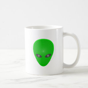 Alien Head Mind Kontrolle Kaffeetasse