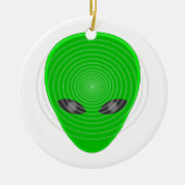 Alien Head Mind Kontrolle Keramik Ornament (Vorne)