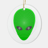Alien Head Mind Kontrolle Keramik Ornament (Links)