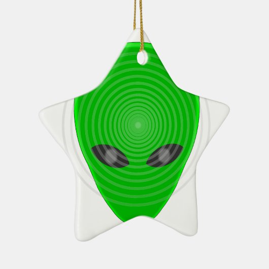 Alien Head Mind Kontrolle Keramik Ornament (Rechts)