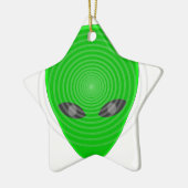 Alien Head Mind Kontrolle Keramik Ornament (Links)