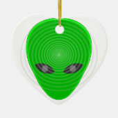 Alien Head Mind Kontrolle Keramik Ornament (Vorne)