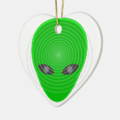 Alien Head Mind Kontrolle Keramik Ornament (Links)