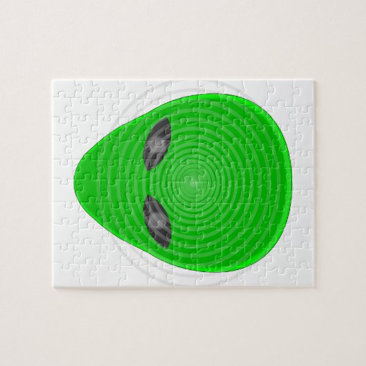 Alien Head Mind Kontrolle Puzzle (Horizontal)