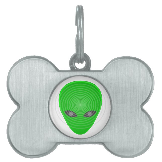 Alien Head Mind Kontrolle Tiermarke (Vorderseite)