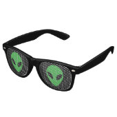 Alien Head Partybrille (Schrägansicht)