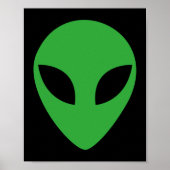 Alien Head Poster (Vorne)
