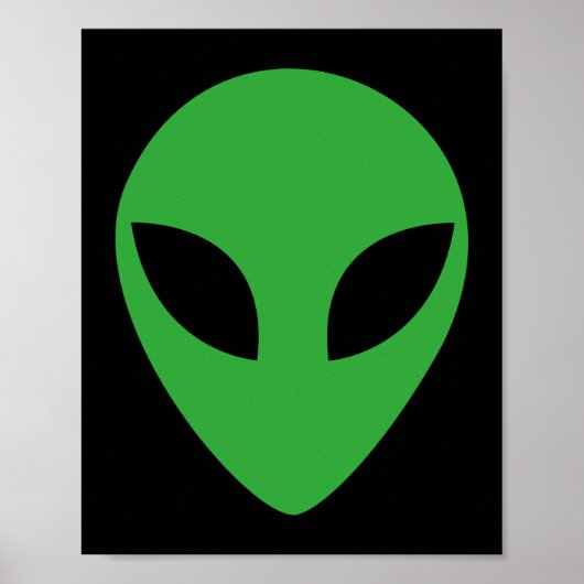Alien Head Poster (Vorne)