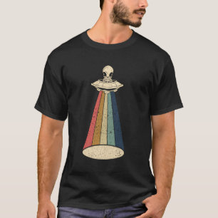 Alien Head Retro Ufo Alien T-Shirt