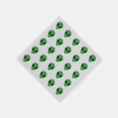 Alien Head Serviette (Ecke)