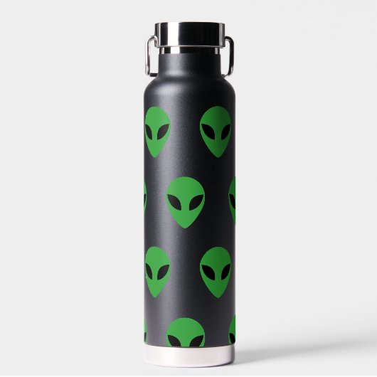 Alien Head Trinkflasche (Vorne)