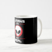 Alien Head Ufo Außerirdischen Area 51 Space Funny Kaffeetasse (VorderseiteRechts)