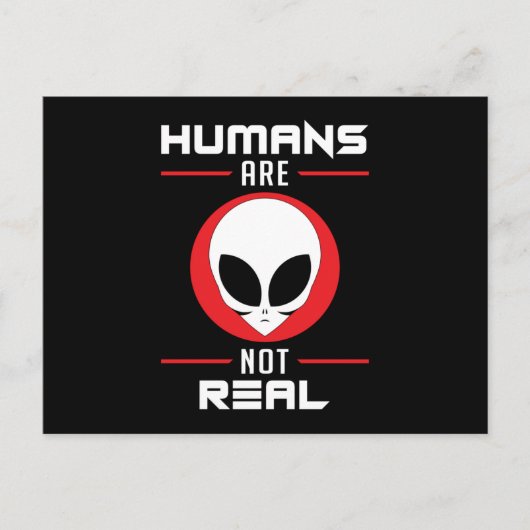 Alien Head Ufo Außerirdischen Area 51 Space Funny  Postkarte (Vorderseite)