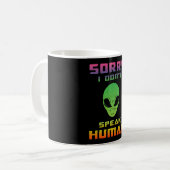 Alien Head Ufo Außerirdischen Space Area 51 Funny  Kaffeetasse (Vorderseite Links)