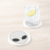 Alien Head Untersetzer (Seite)