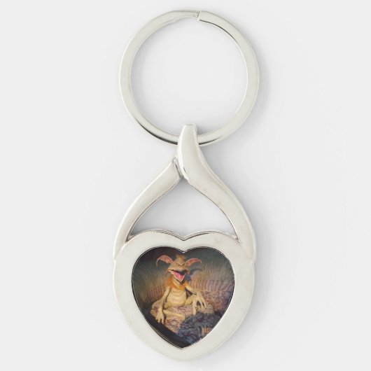 Alien Heart Keychain Schlüsselanhänger (Vorderseite)