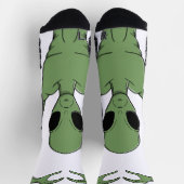 Alien Heart Pose Socken (Oben)