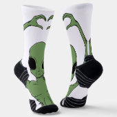 Alien Heart Pose Socken (Gewinkelt)