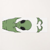 Alien Heart Pose Yogamatte (Vorderseite (Horizontal))