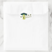 Alien Heaven Runder Aufkleber (Tasche)