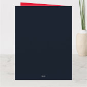 Alien Hello Humans Funny Alien Karte (Rückseite)