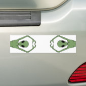 Alien-Herz-Pose Autoaufkleber (Auf Auto)