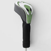 Alien-Herz-Pose Golf Headcover (angewinkelt)
