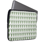 Alien-Herz-Pose Laptopschutzhülle (Vorne Rechts)