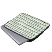 Alien-Herz-Pose Laptopschutzhülle (Vorne Knopf)