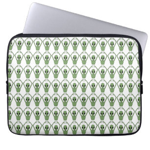 Alien-Herz-Pose Laptopschutzhülle