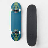 Alien-Herz-Pose Skateboard (Vorderseite)