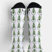 Alien-Herz-Pose Socken (Oben)