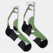Alien-Herz-Pose Socken (Rechts)