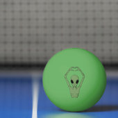 Alien-Herz-Pose Tischtennisball (Netto)