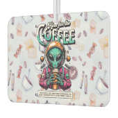 Alien hier für den Kaffee Autolufterfrischer (Links)