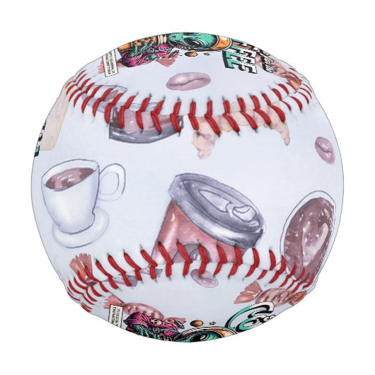 Alien hier für den Kaffee Baseball (Vorderseite)