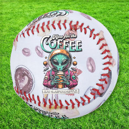 Alien hier für den Kaffee Baseball