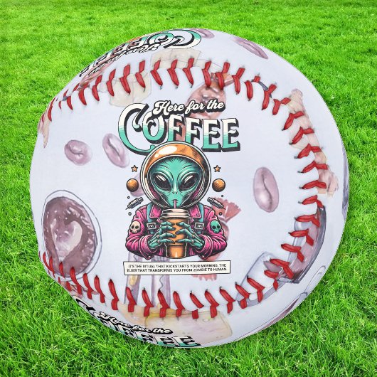 Alien hier für den Kaffee Baseball