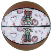 Alien hier für den Kaffee Basketball (Vorderseite)