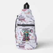 Alien hier für den Kaffee Crossbody Bag (Vorderseite)