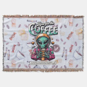 Alien hier für den Kaffee Decke