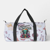Alien hier für den Kaffee Duffle Bag (Vorderseite)