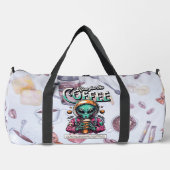 Alien hier für den Kaffee Duffle Bag (Vorderseite)