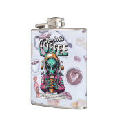 Alien hier für den Kaffee Flachmann (Links)