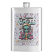 Alien hier für den Kaffee Flachmann (Vorderseite)