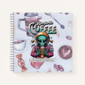 Alien hier für den Kaffee Notizblock (Vorderseite)
